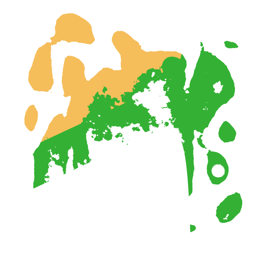 Biome Rust Map: Barren, Size: 3500, Seed: 659761