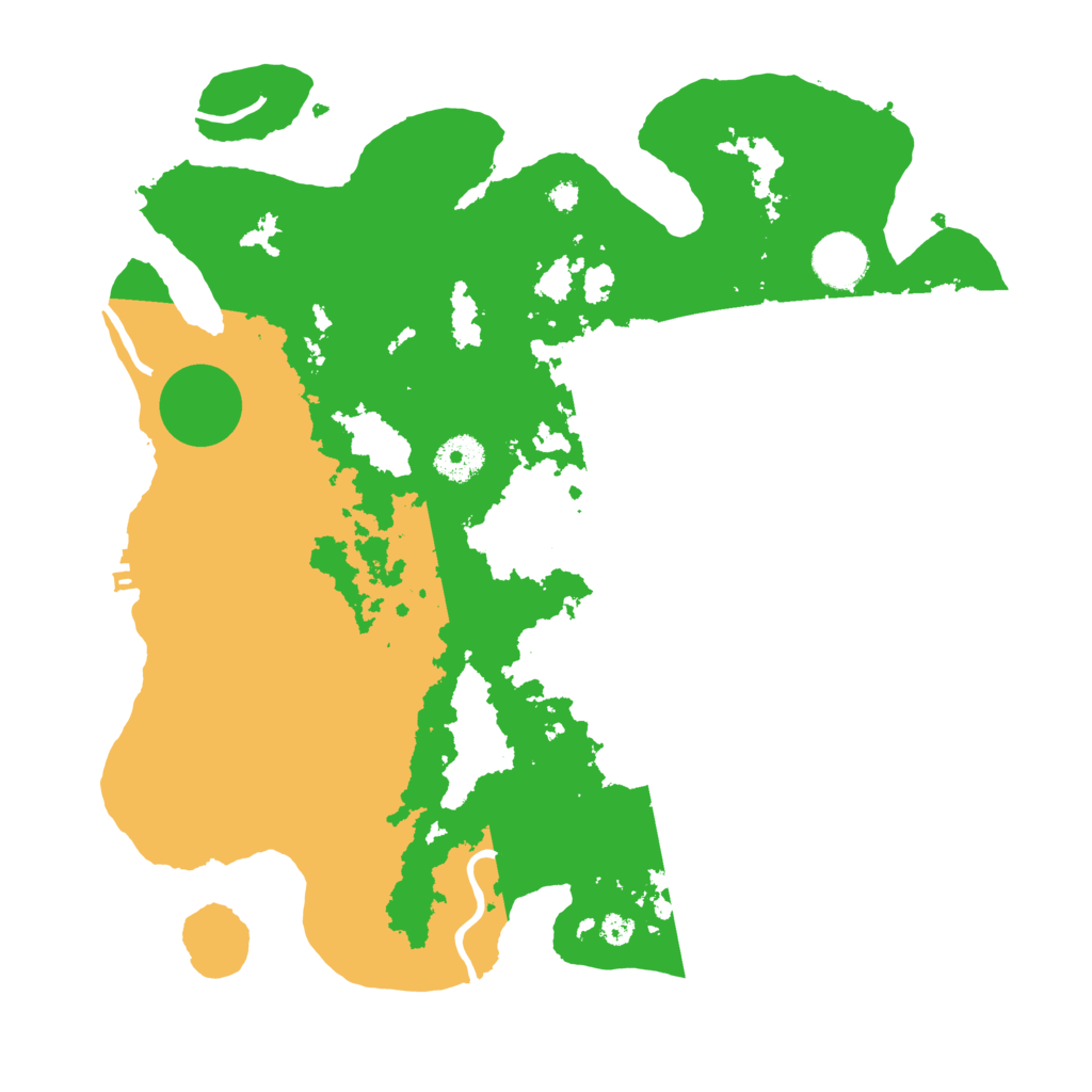 Biome Rust Map: Procedural Map, Size: 3500, Seed: 3363486