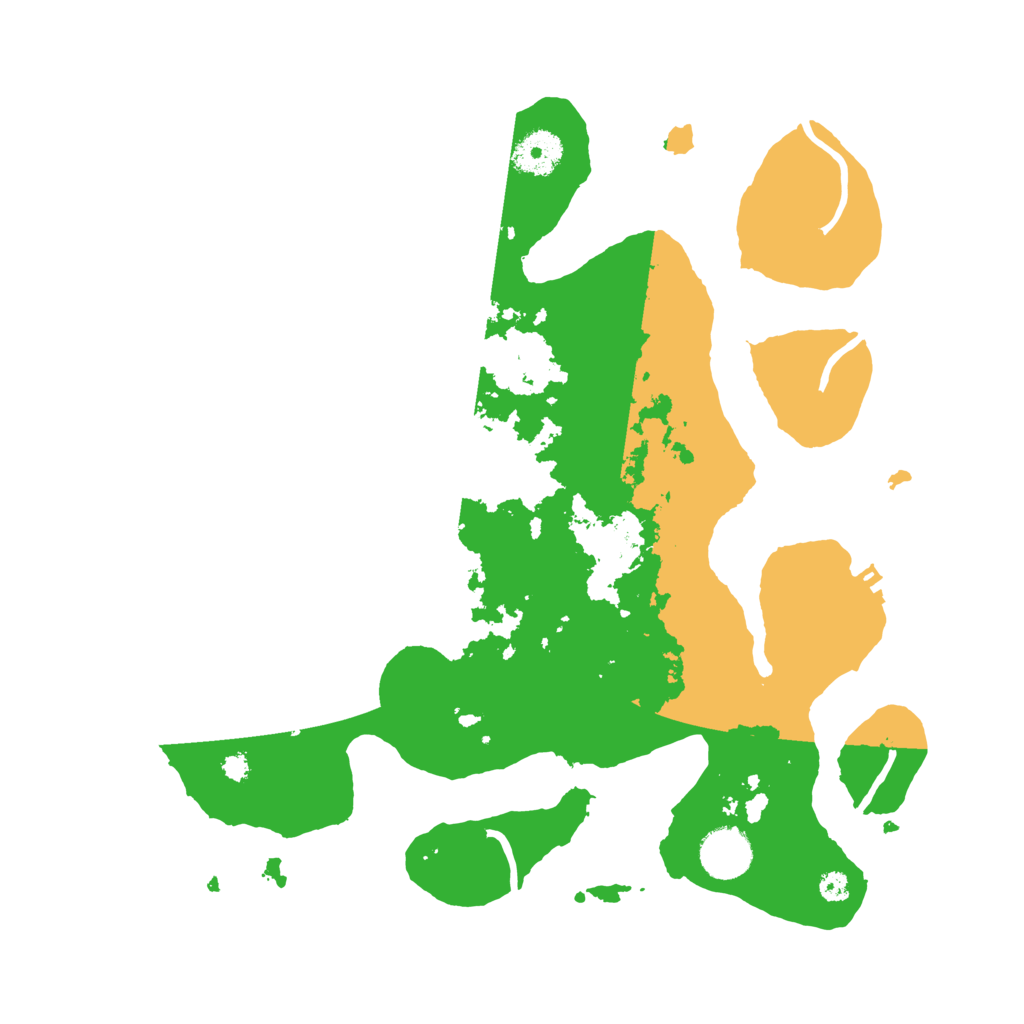 Biome Rust Map: Procedural Map, Size: 3500, Seed: 3697954