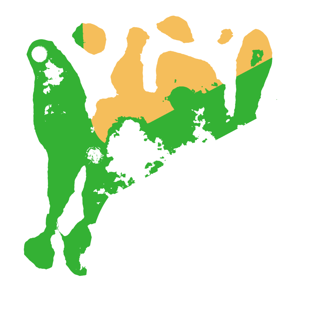 Biome Rust Map: Barren, Size: 3500, Seed: 5177896