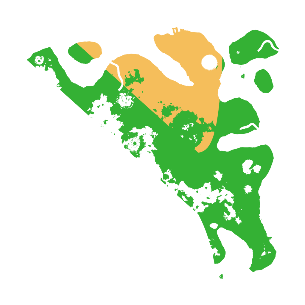 Biome Rust Map: Procedural Map, Size: 3500, Seed: 1886032