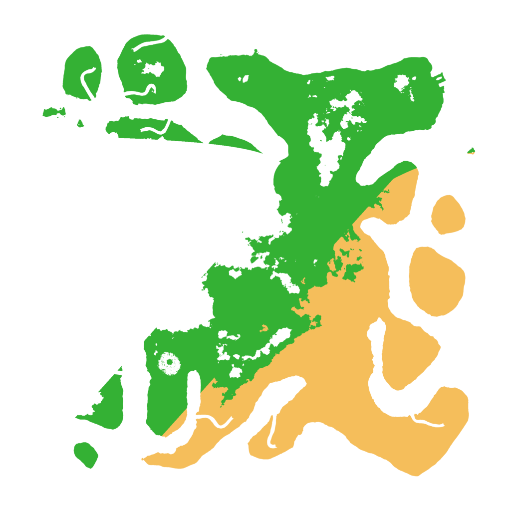 Biome Rust Map: Procedural Map, Size: 3500, Seed: 2970815