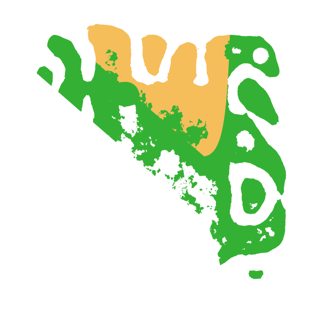 Biome Rust Map: Barren, Size: 3500, Seed: 3911217