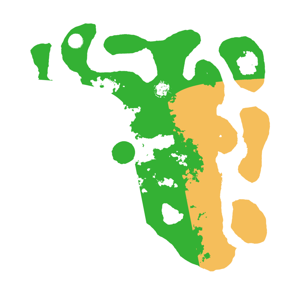 Biome Rust Map: Barren, Size: 3500, Seed: 2928345