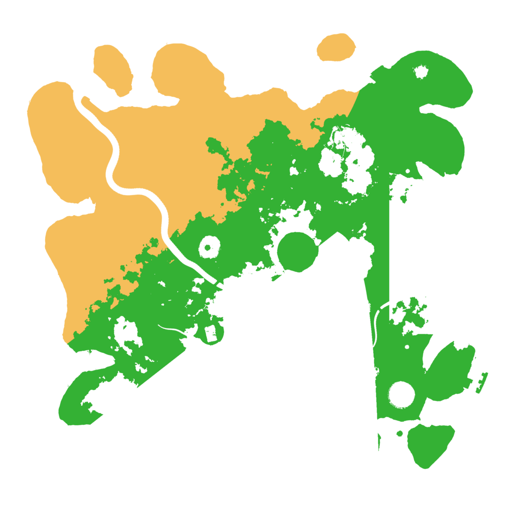 Biome Rust Map: Procedural Map, Size: 3500, Seed: 4856697