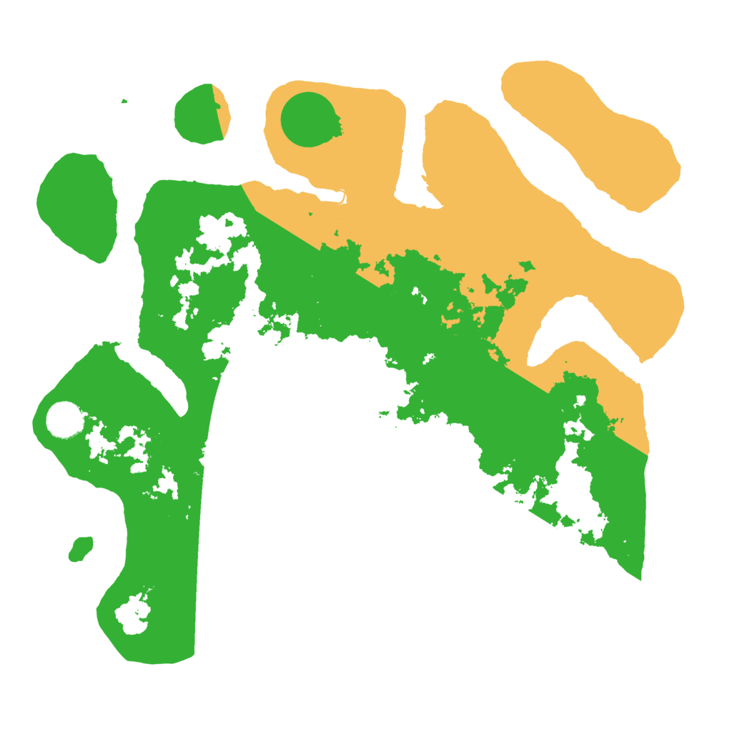 Biome Rust Map: Barren, Size: 3500, Seed: 2791142