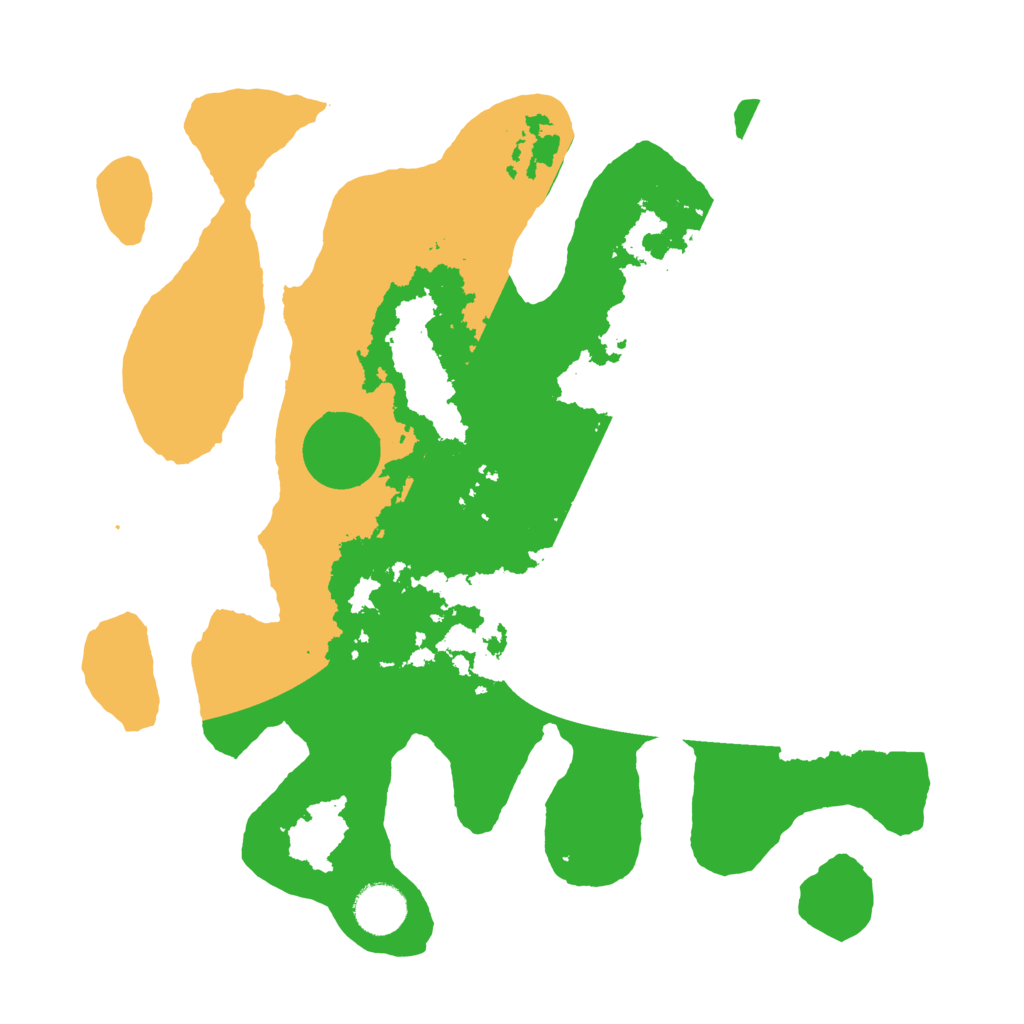 Biome Rust Map: Barren, Size: 3500, Seed: 2793850