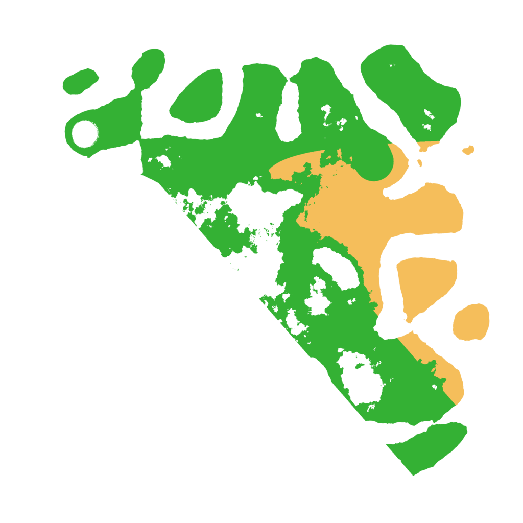 Biome Rust Map: Barren, Size: 3500, Seed: 574845