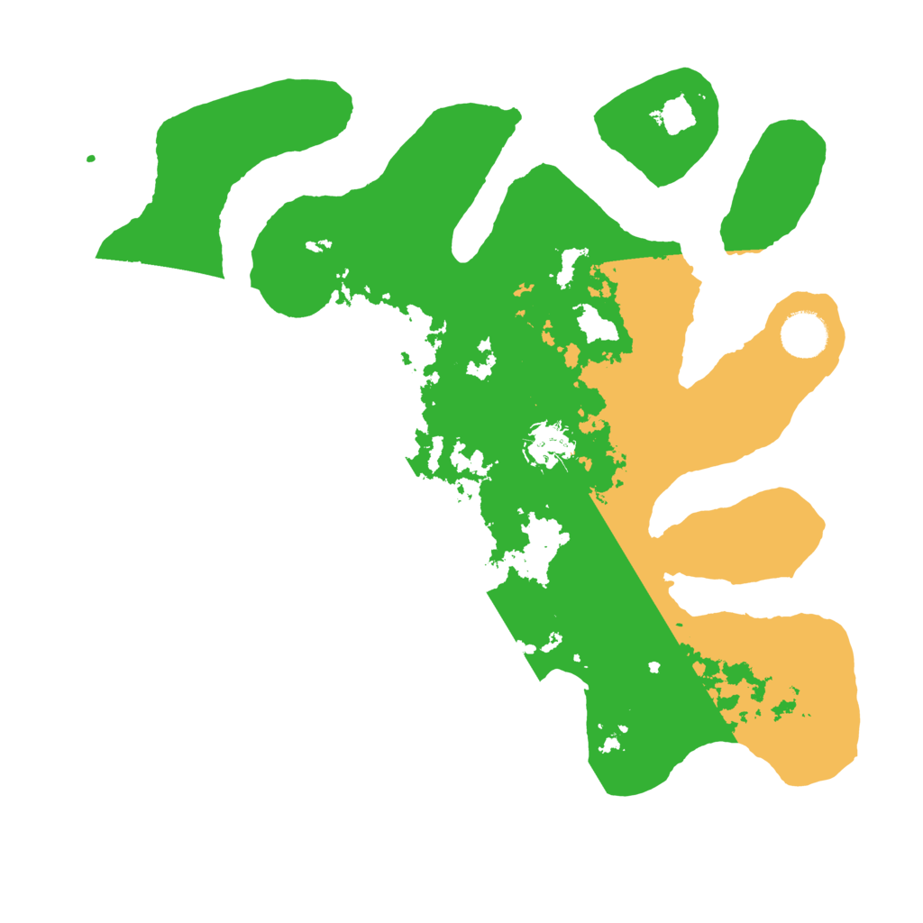 Biome Rust Map: Barren, Size: 3500, Seed: 3729917