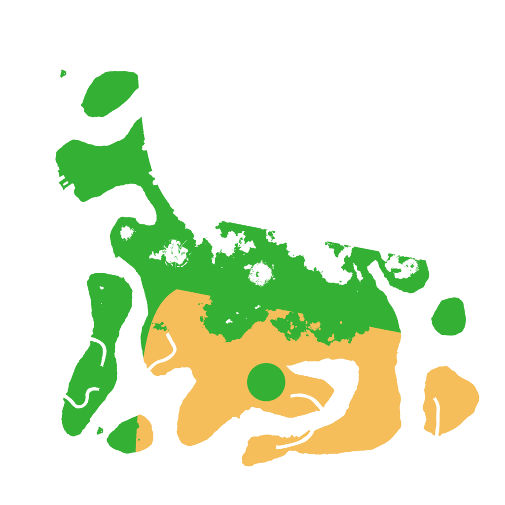 Biome Rust Map: Procedural Map, Size: 3500, Seed: 6327550