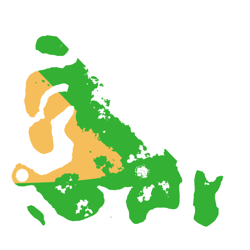 Biome Rust Map: Barren, Size: 3500, Seed: 1885766