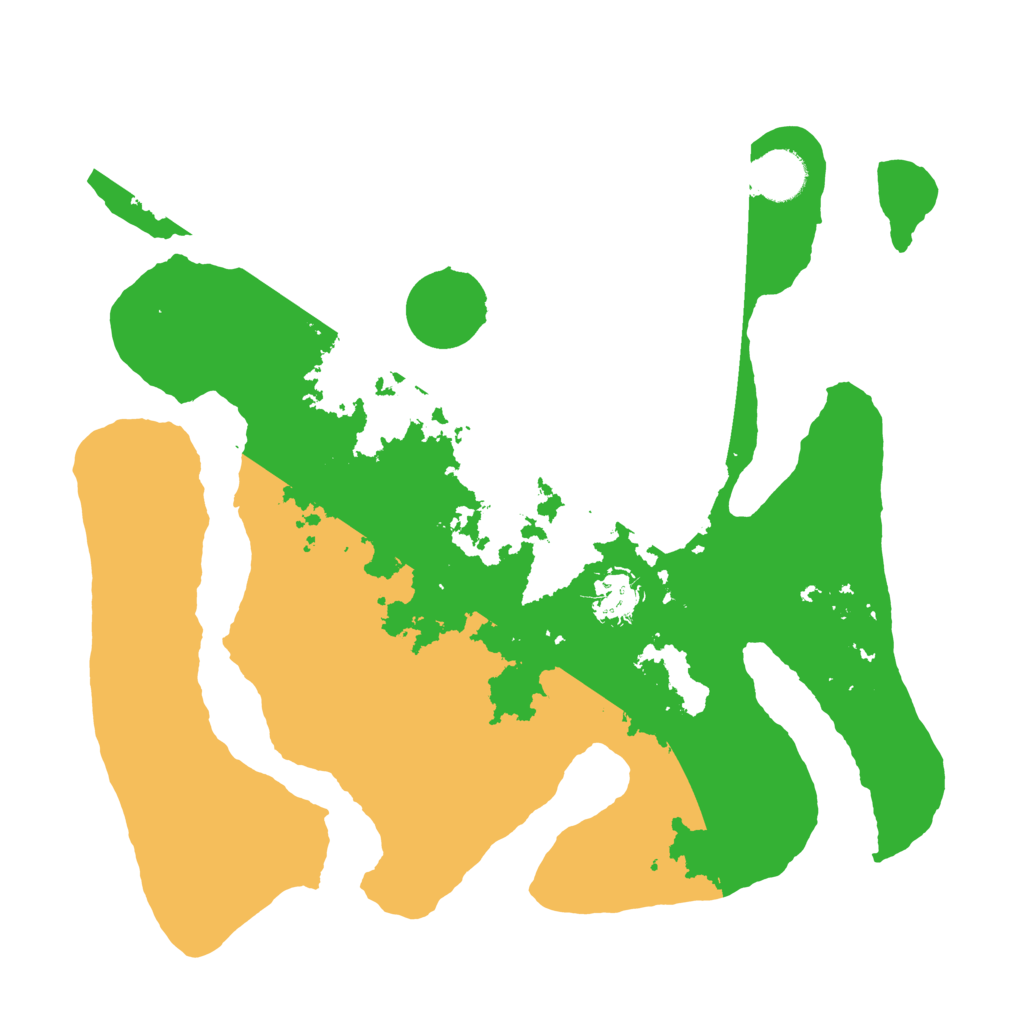 Biome Rust Map: Barren, Size: 3500, Seed: 5050791