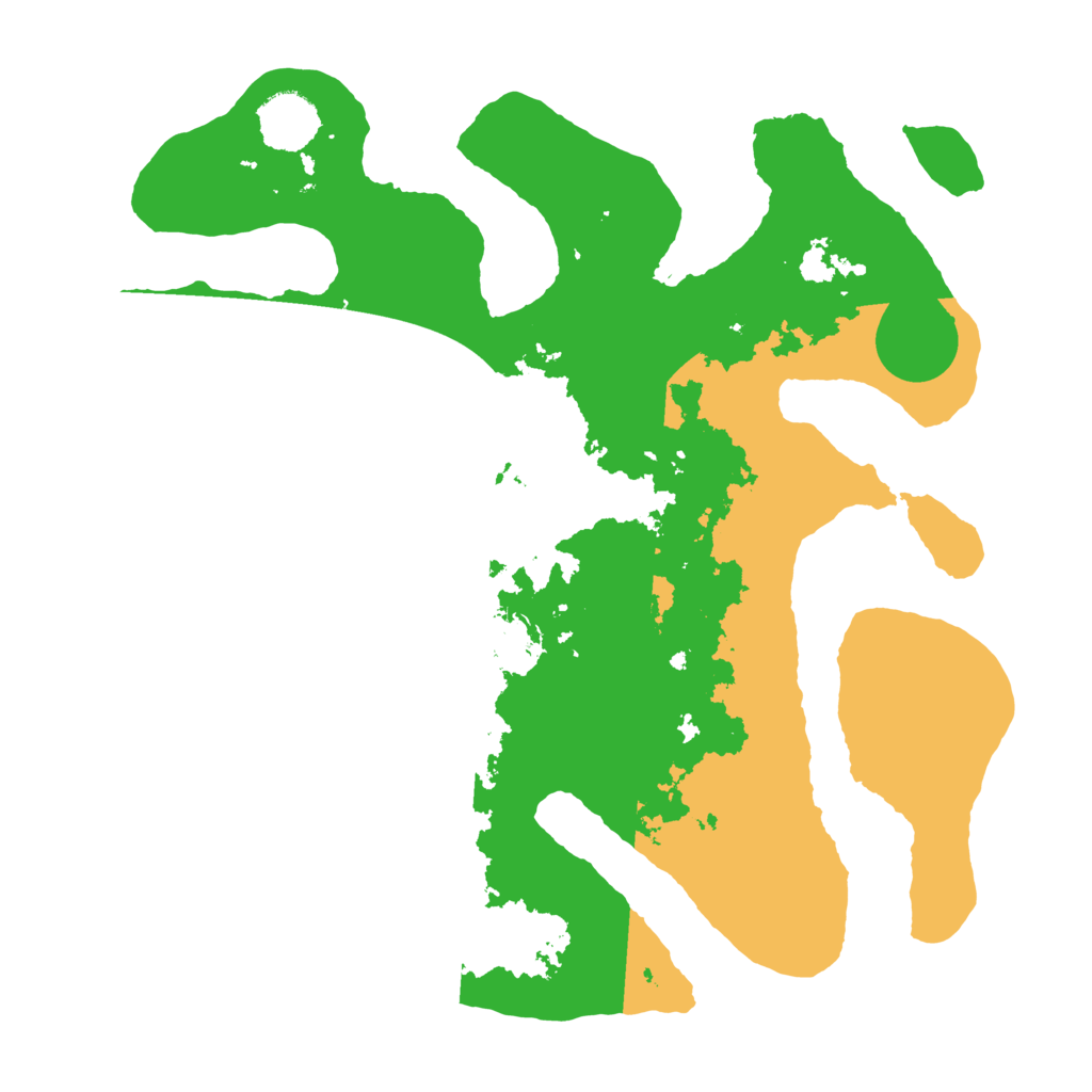 Biome Rust Map: Barren, Size: 3500, Seed: 4893703