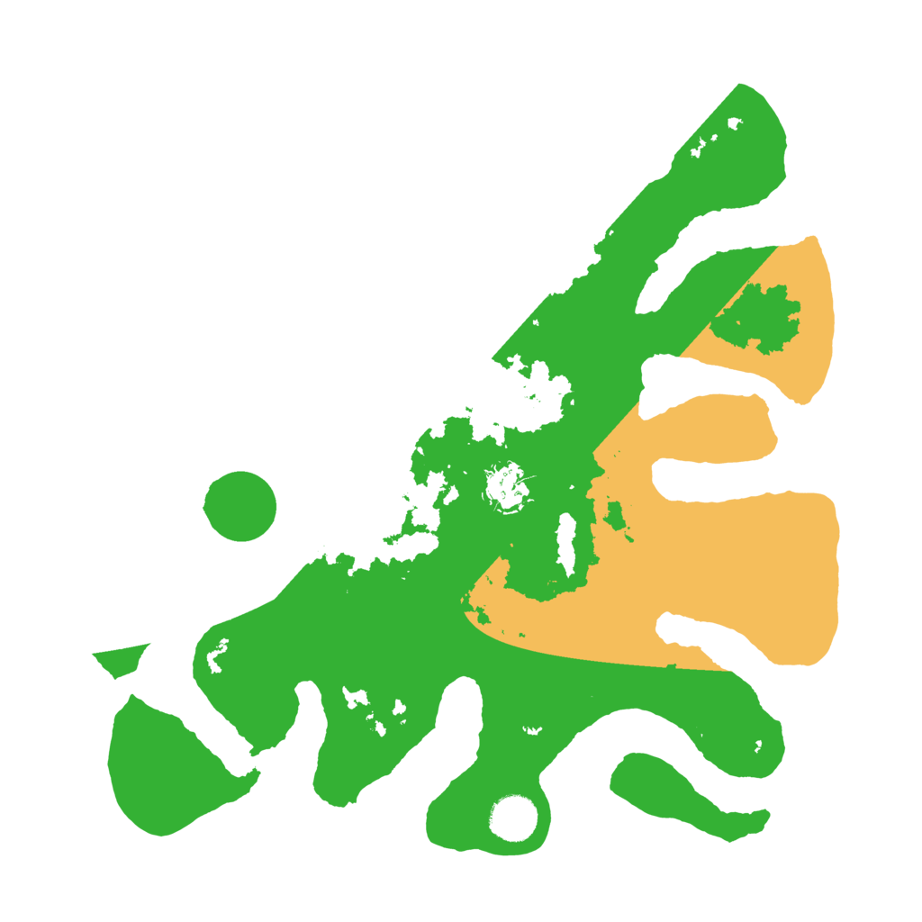 Biome Rust Map: Barren, Size: 3500, Seed: 3321104