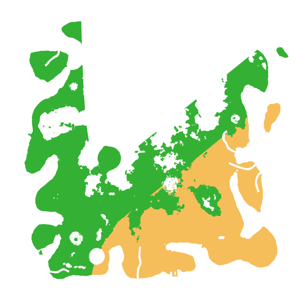 Biome Rust Map: Procedural Map, Size: 3500, Seed: 430675