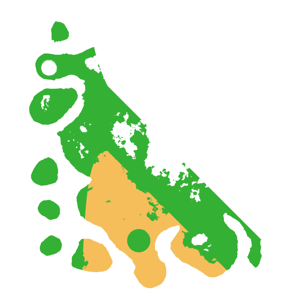 Biome Rust Map: Barren, Size: 3500, Seed: 1212134