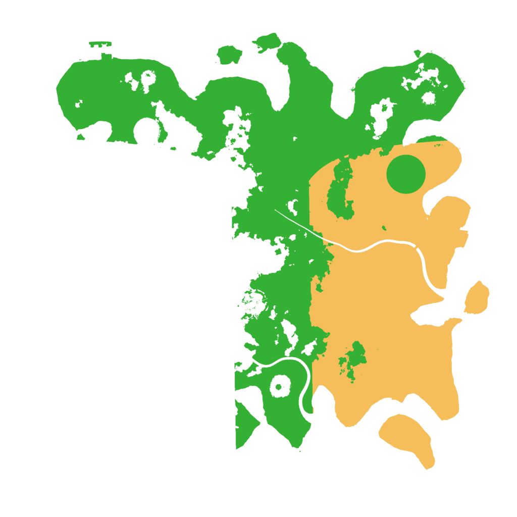 Biome Rust Map: Procedural Map, Size: 3500, Seed: 1949192