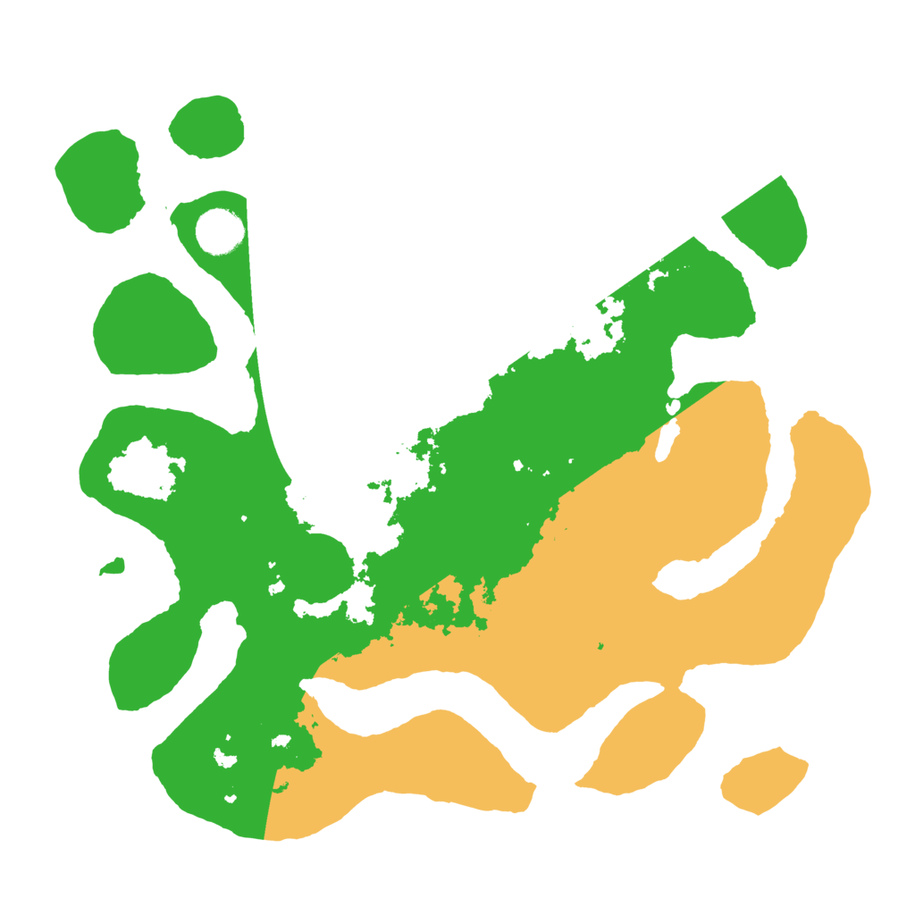 Biome Rust Map: Barren, Size: 3500, Seed: 4567728