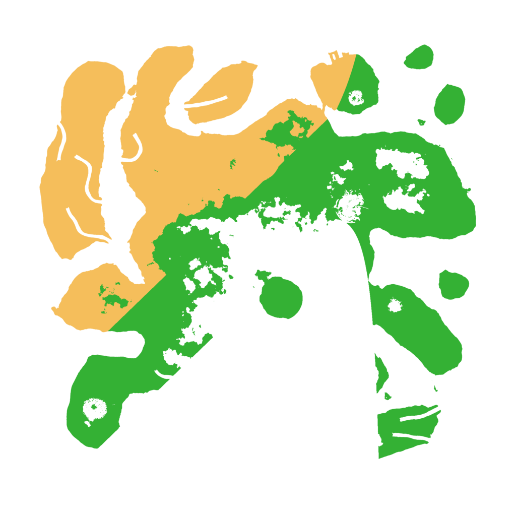 Biome Rust Map: Procedural Map, Size: 3500, Seed: 6430879