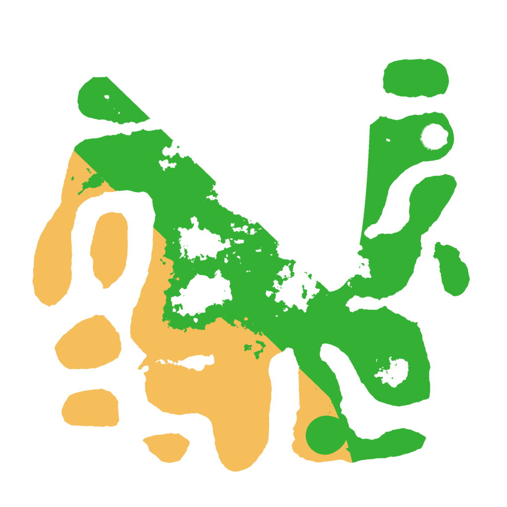 Biome Rust Map: Barren, Size: 3500, Seed: 4968113