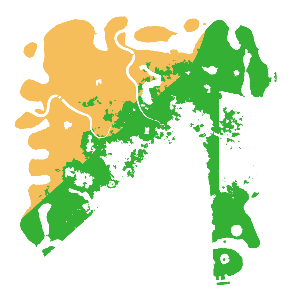 Biome Rust Map: Procedural Map, Size: 4500, Seed: 5005773