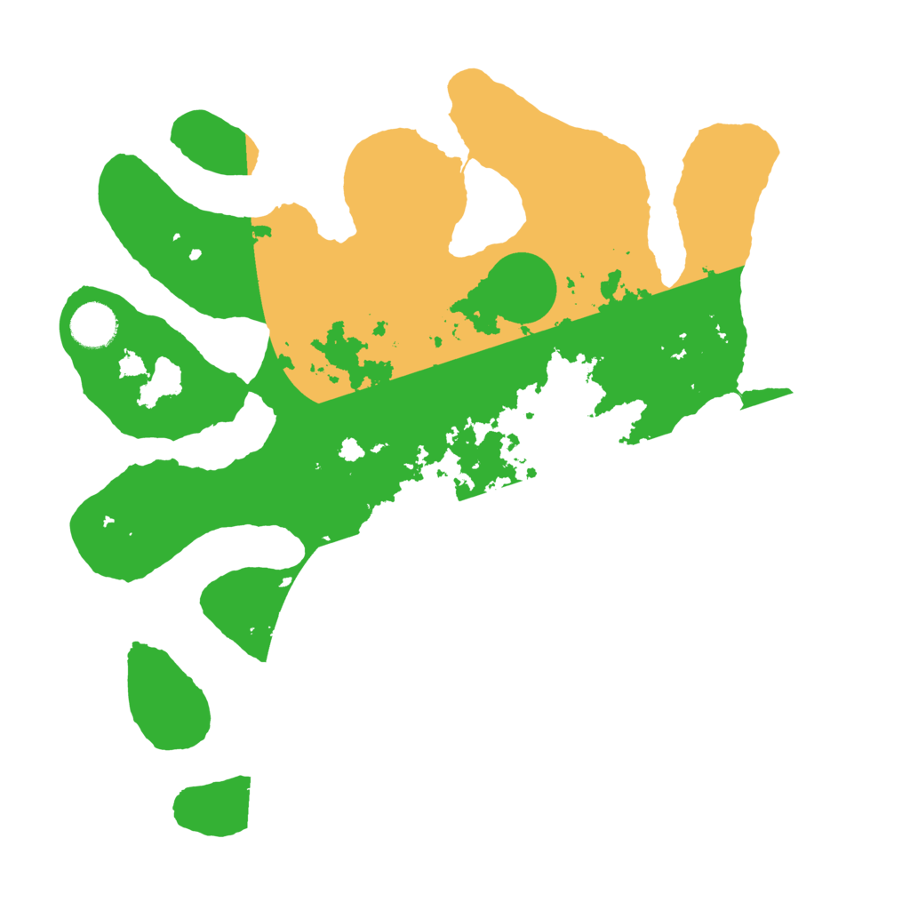 Biome Rust Map: Barren, Size: 3500, Seed: 4735335