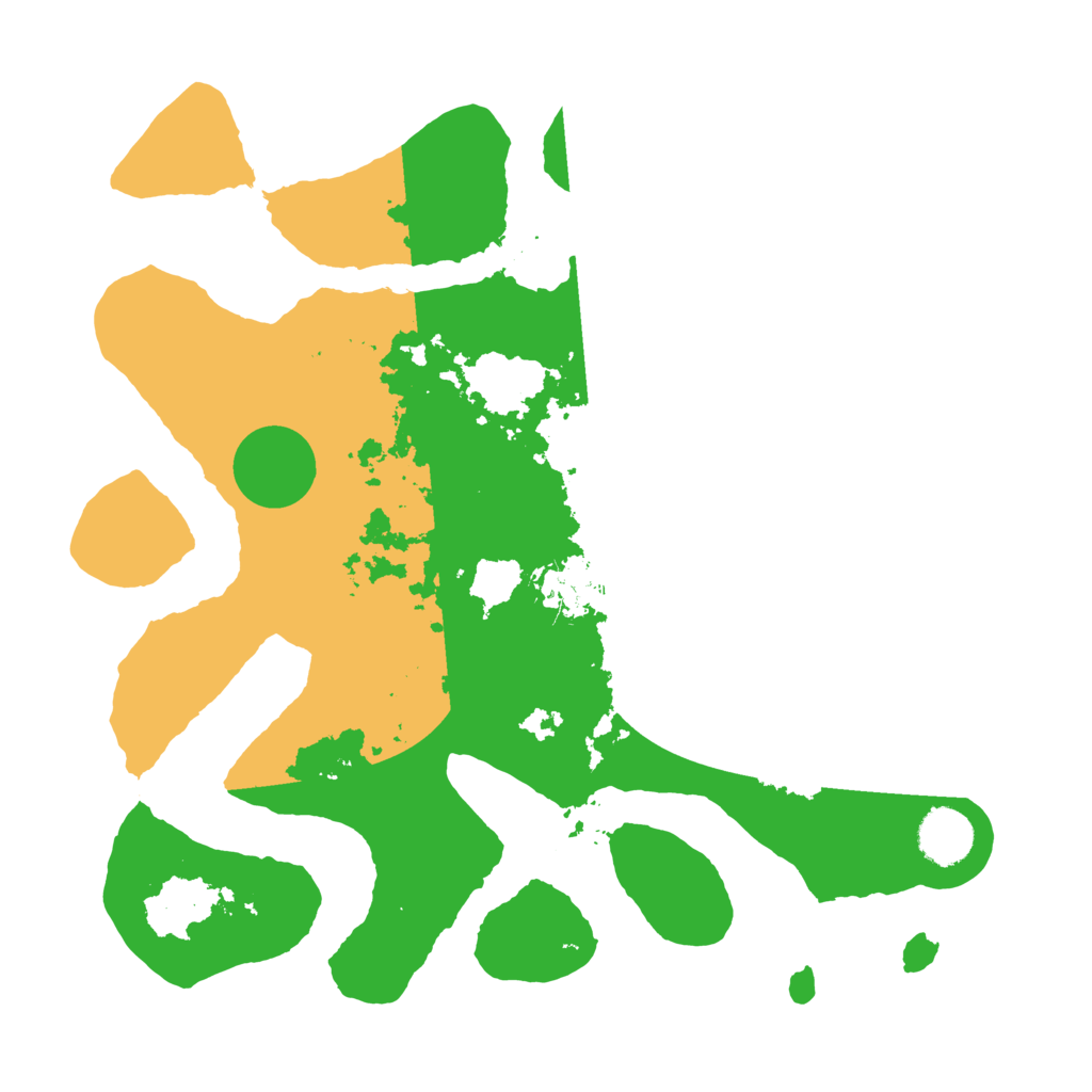 Biome Rust Map: Barren, Size: 3500, Seed: 3369424