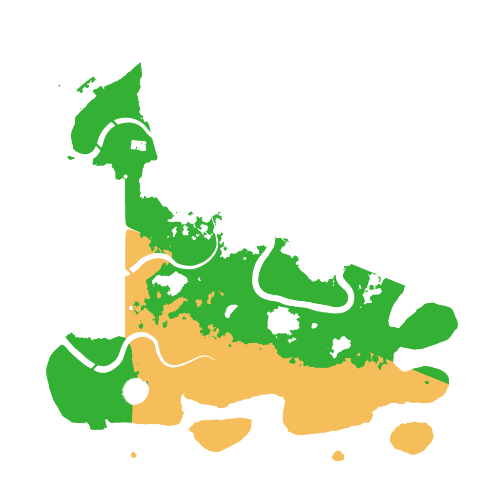 Biome Rust Map: Procedural Map, Size: 3500, Seed: 6159469
