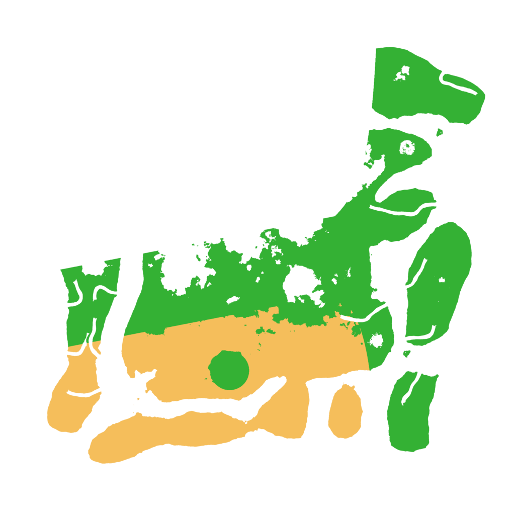 Biome Rust Map: Procedural Map, Size: 3500, Seed: 2690921