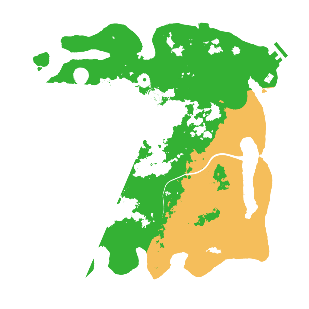 Biome Rust Map: Procedural Map, Size: 3500, Seed: 1513138