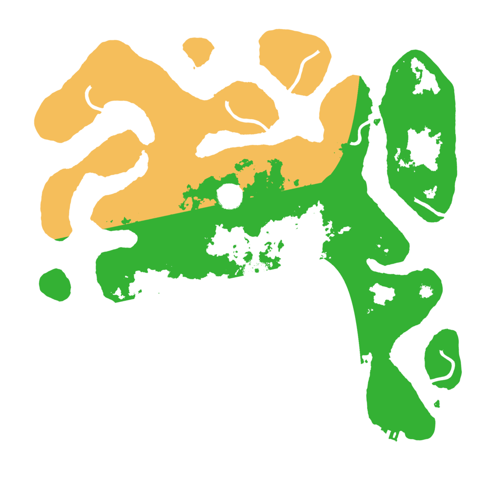 Biome Rust Map: Procedural Map, Size: 3500, Seed: 1171233