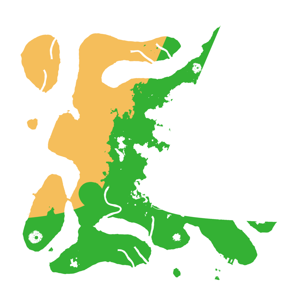 Biome Rust Map: Procedural Map, Size: 3500, Seed: 3006948