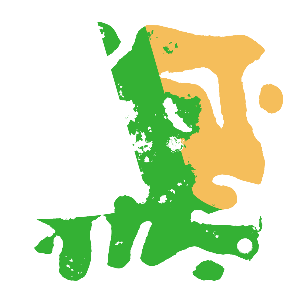 Biome Rust Map: Barren, Size: 3500, Seed: 575368