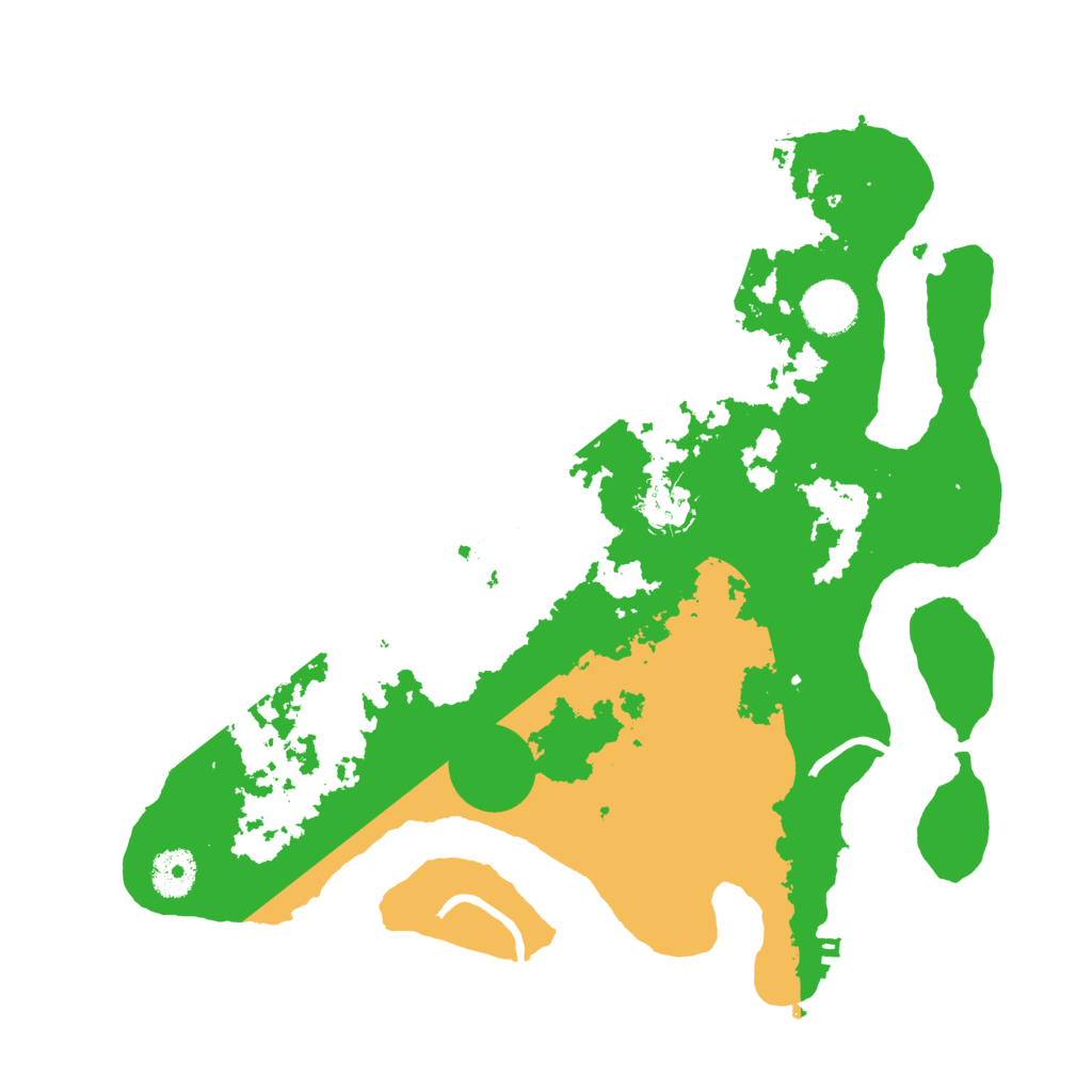 Biome Rust Map: Procedural Map, Size: 3500, Seed: 1761235