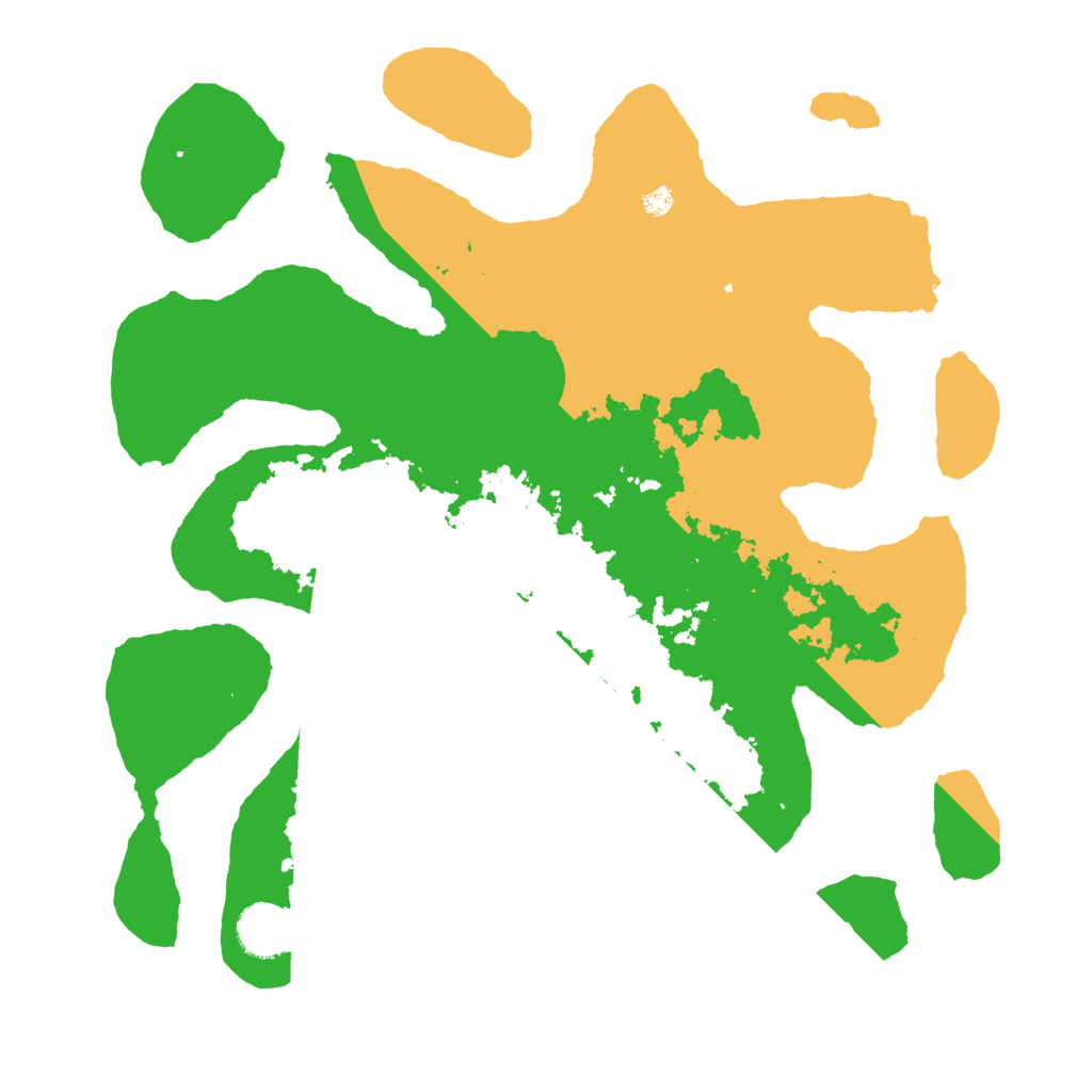 Biome Rust Map: Barren, Size: 3500, Seed: 3529253