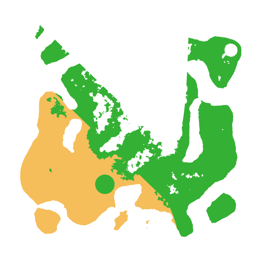 Biome Rust Map: Barren, Size: 3500, Seed: 2131757