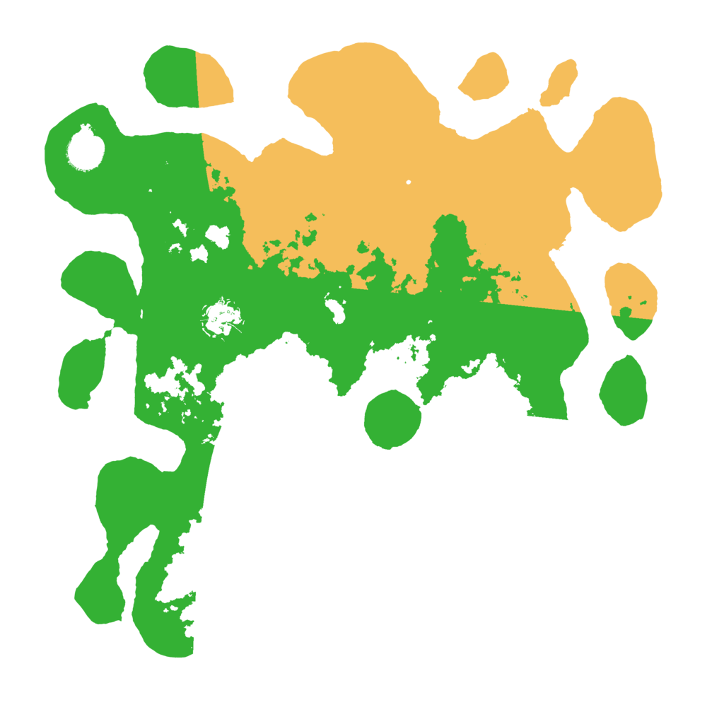 Biome Rust Map: Barren, Size: 3500, Seed: 2537363