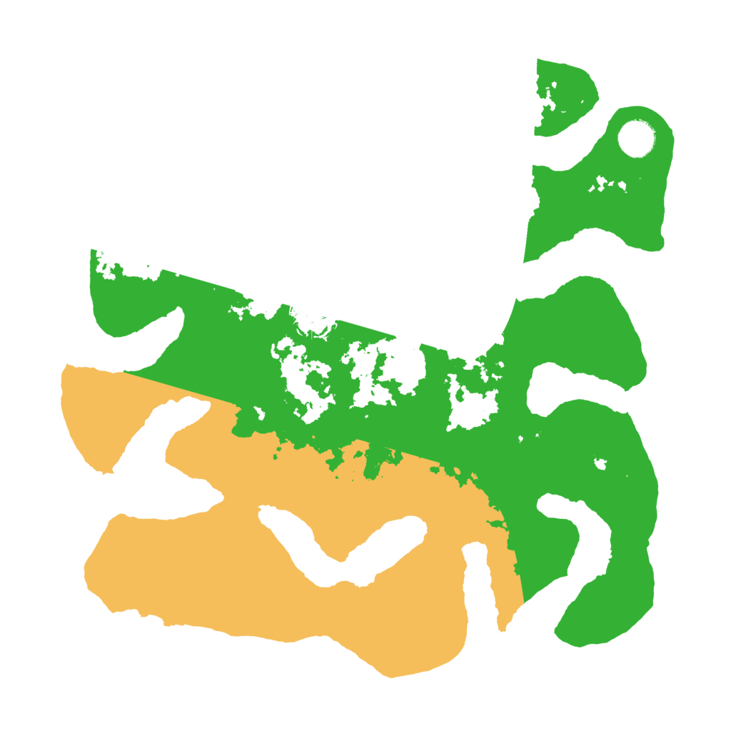 Biome Rust Map: Barren, Size: 3500, Seed: 759357