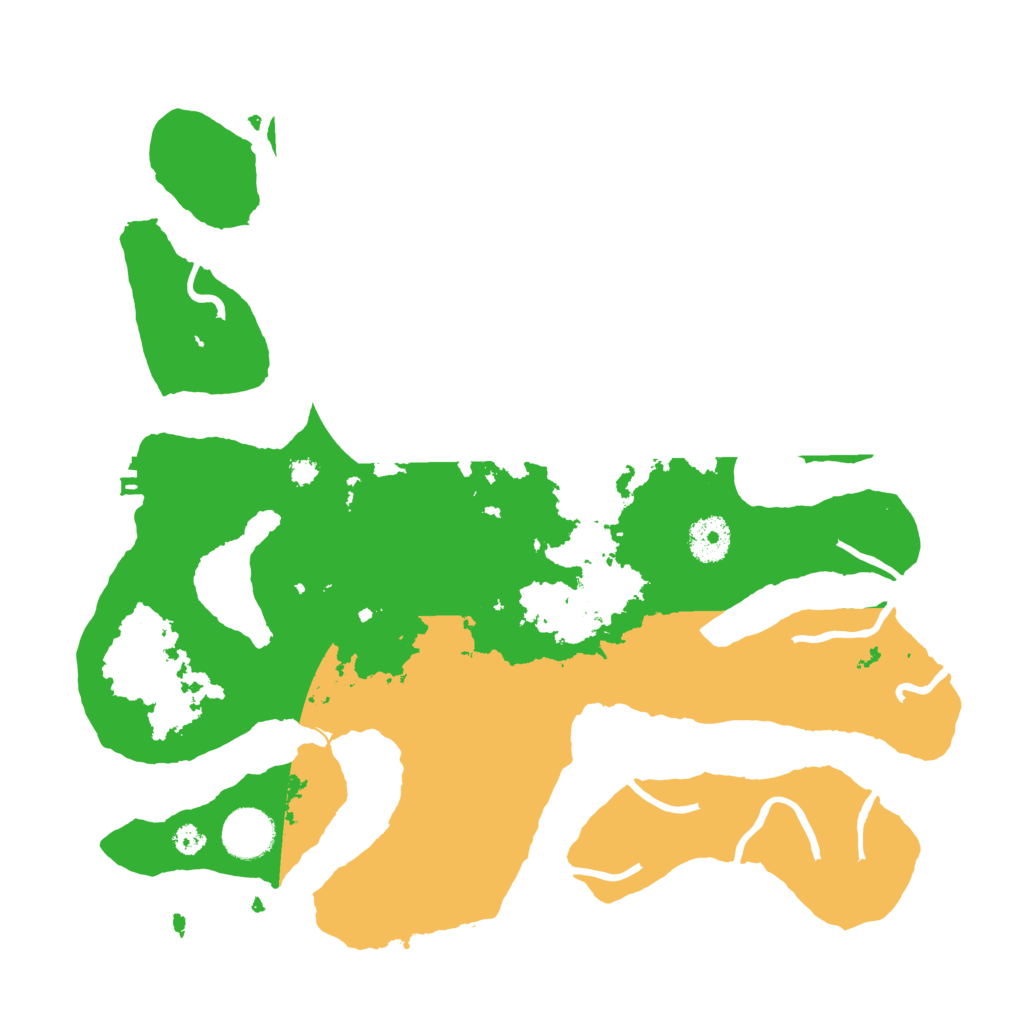 Biome Rust Map: Procedural Map, Size: 3500, Seed: 1085837