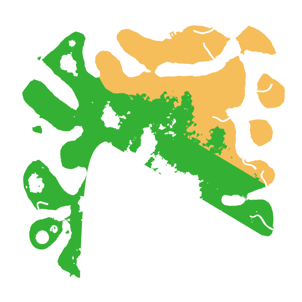 Biome Rust Map: Procedural Map, Size: 4000, Seed: 456767674