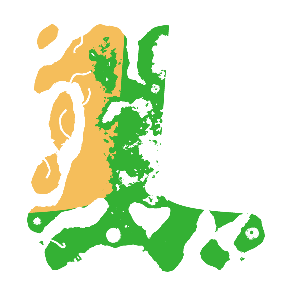 Biome Rust Map: Procedural Map, Size: 3500, Seed: 827914