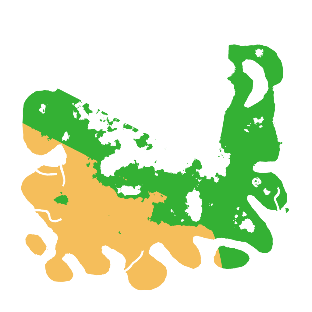 Biome Rust Map: Procedural Map, Size: 3500, Seed: 5165363