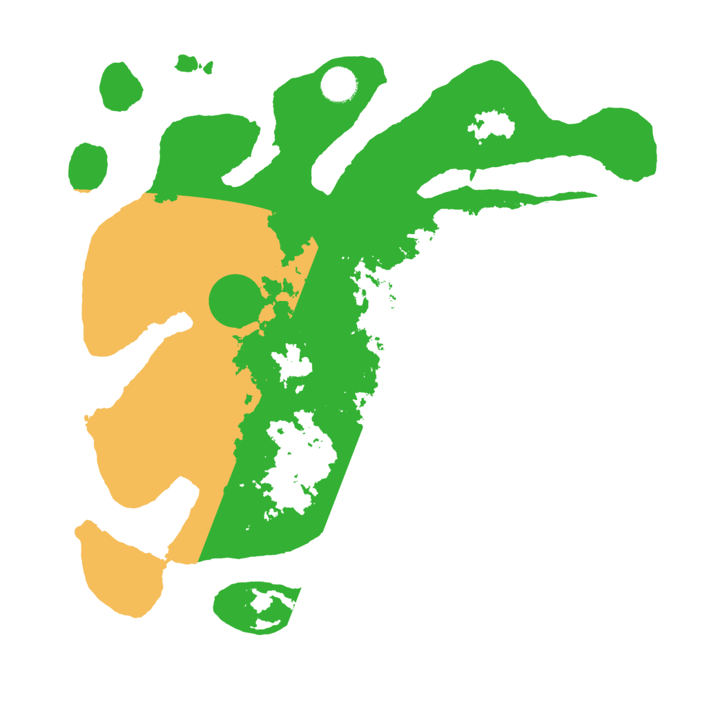 Biome Rust Map: Barren, Size: 3500, Seed: 4172350