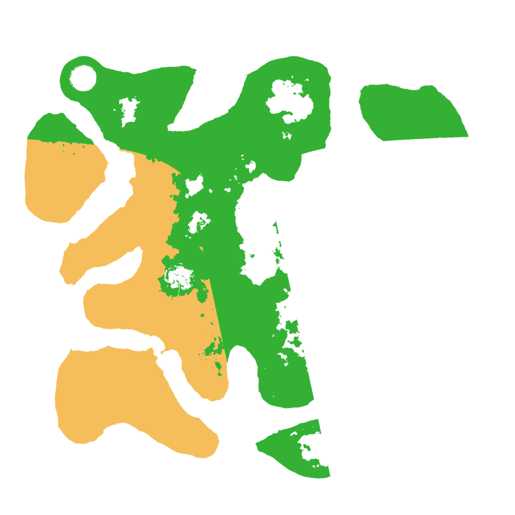 Biome Rust Map: Barren, Size: 3500, Seed: 60012