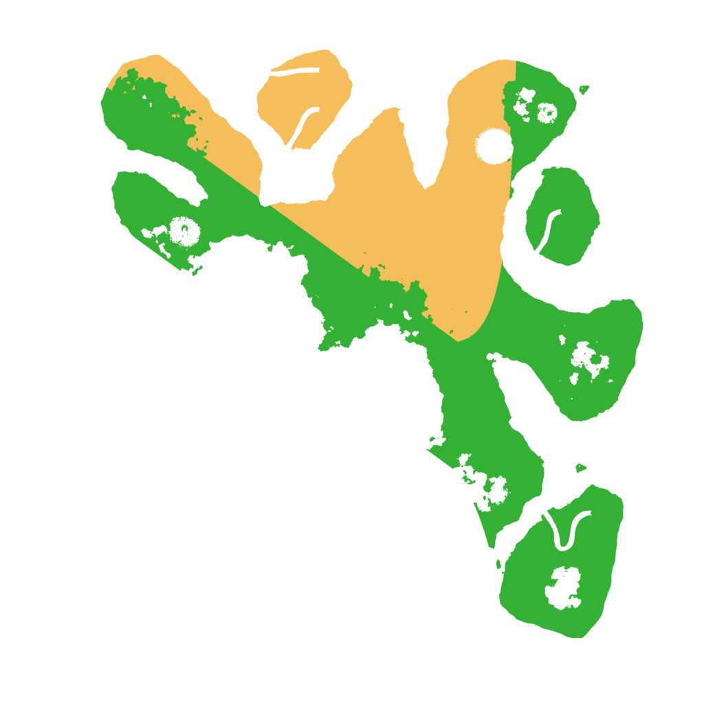 Biome Rust Map: Procedural Map, Size: 3500, Seed: 306279