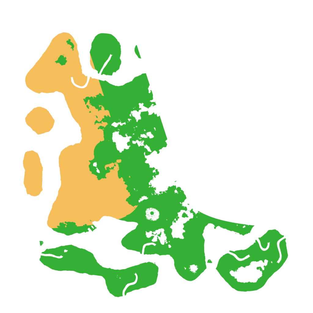 Biome Rust Map: Procedural Map, Size: 3500, Seed: 1841789