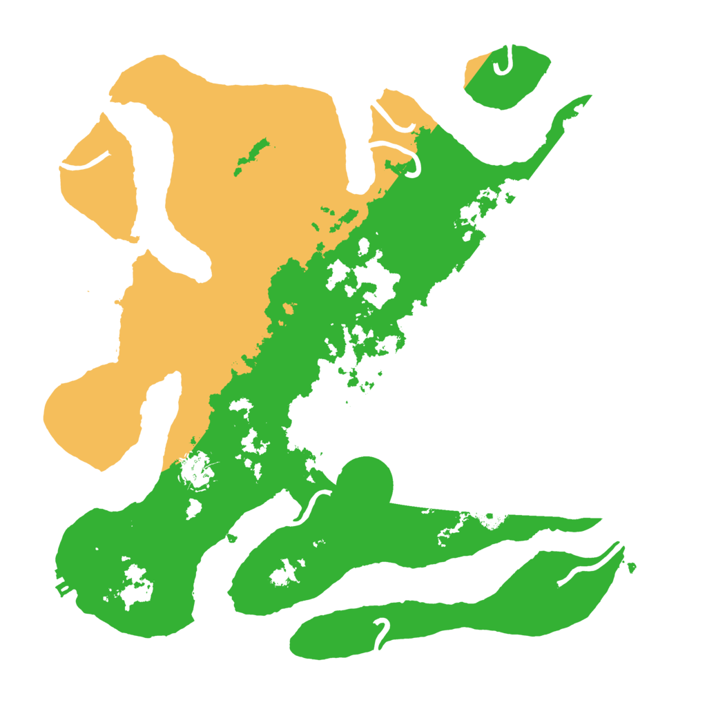 Biome Rust Map: Procedural Map, Size: 3500, Seed: 5099756