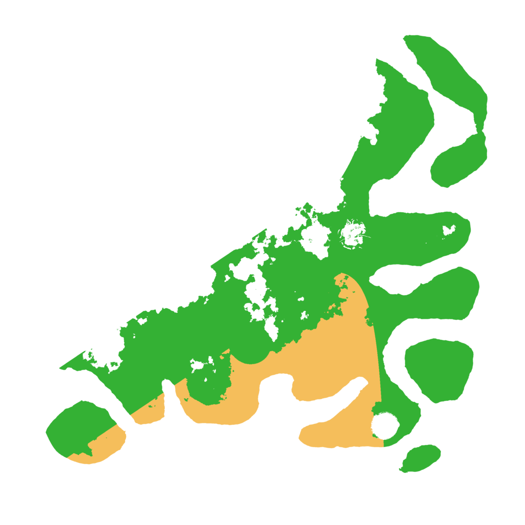 Biome Rust Map: Barren, Size: 3500, Seed: 6401743