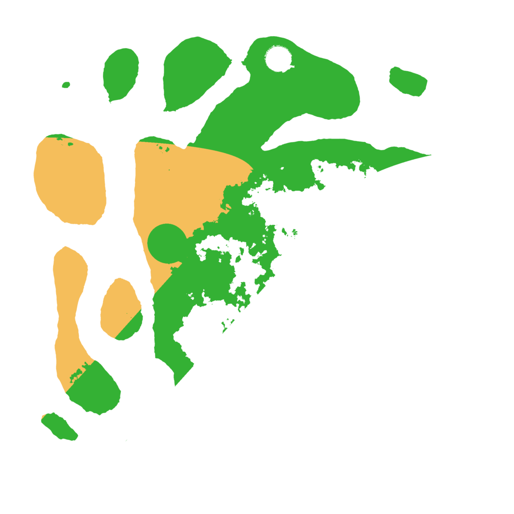 Biome Rust Map: Barren, Size: 3500, Seed: 1544675