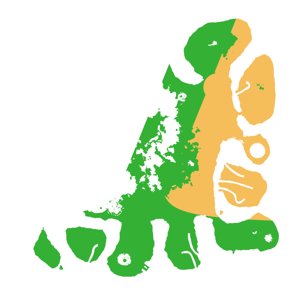 Biome Rust Map: Procedural Map, Size: 3500, Seed: 3198079